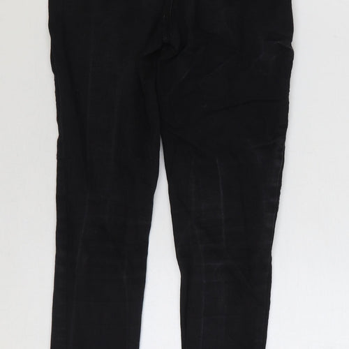 Denim & Co. Womens Black Cotton Skinny Jeans Size 10 L27 in Regular Zip