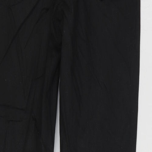Topshop Womens Black Cotton Skinny Jeans Size 28 in L32 in Regular Zip