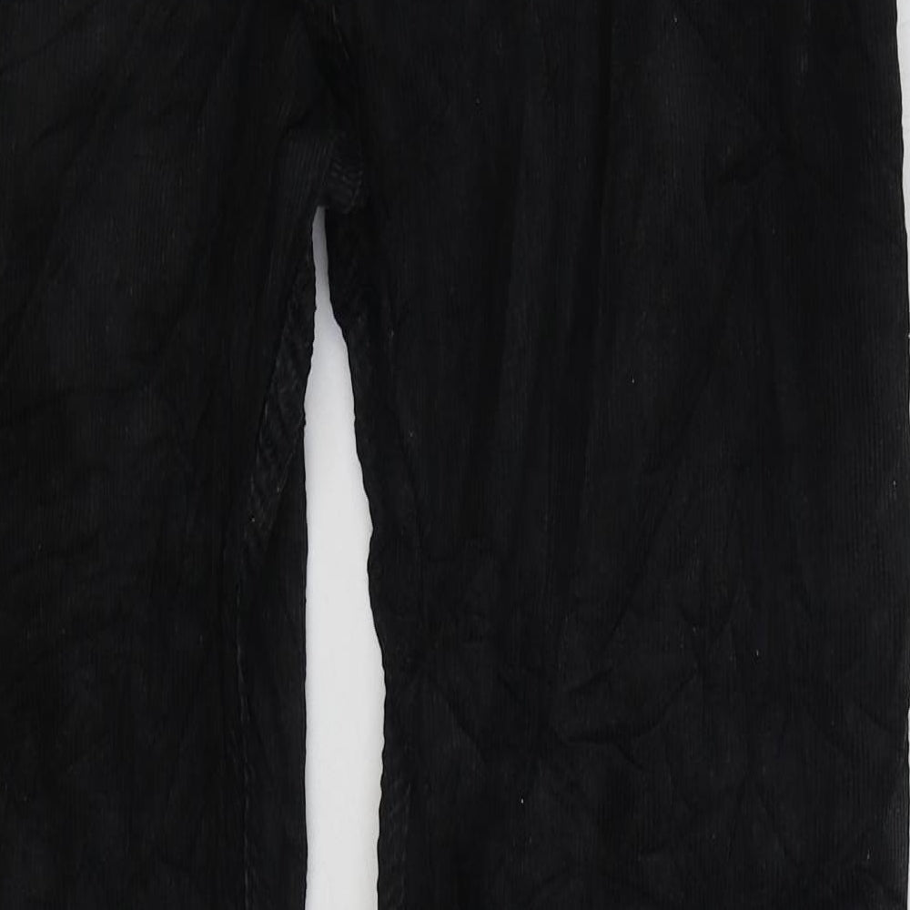 Blue Harbour Mens Black Cotton Straight Jeans Size 34 in L31 in Regular Zip
