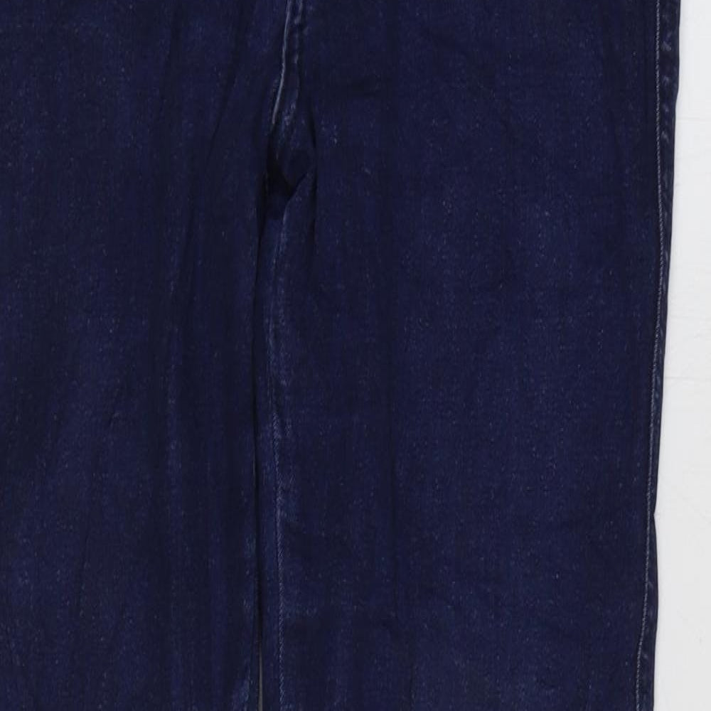 waredenim Womens Blue Cotton Skinny Jeans Size 12 L30 in Regular Zip
