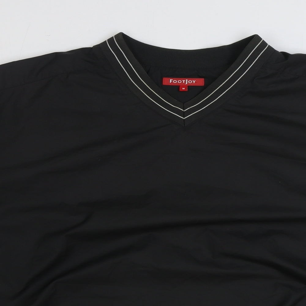FootJoy Mens Black Polyester Pullover Sweatshirt Size M