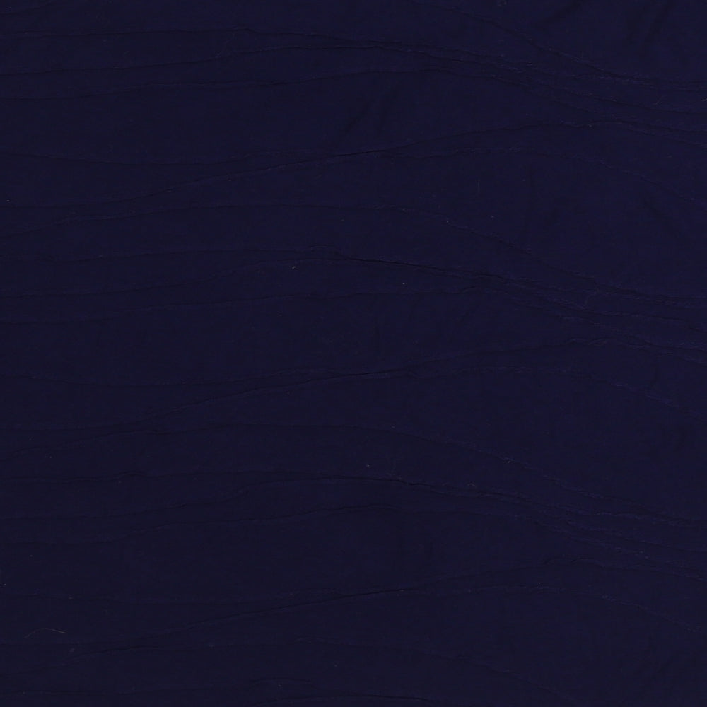 Papaya Womens Blue Polyester Basic T-Shirt Size 22 Boat Neck