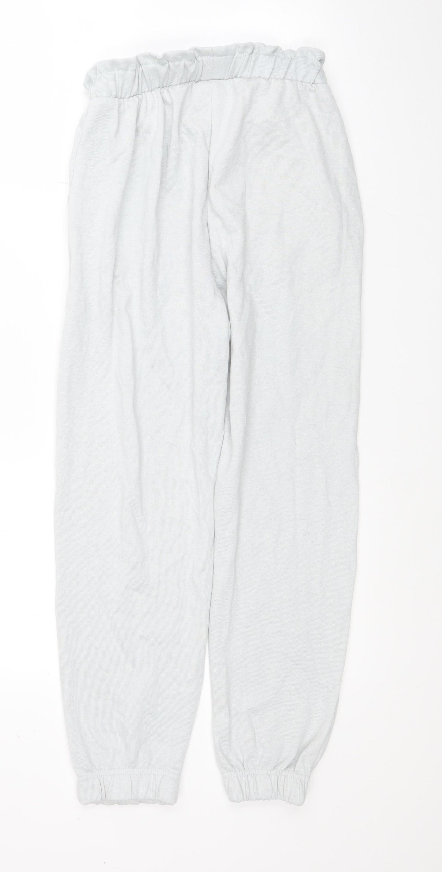 Zara Girls Grey Cotton Sweatpants Trousers Size 12-13 Years Regular Pullover