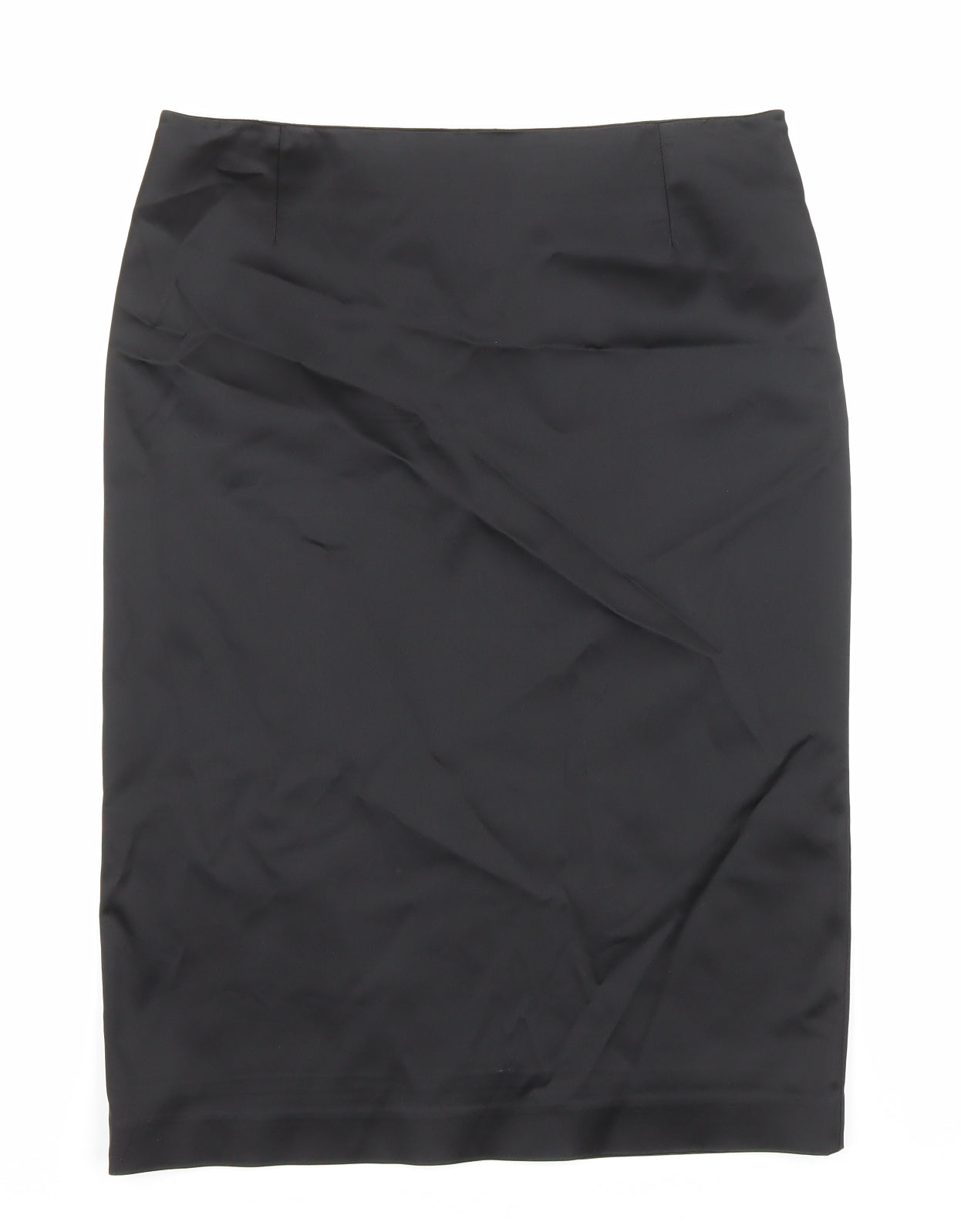 Convo Womens Black Acetate Straight & Pencil Skirt Size 14 Zip