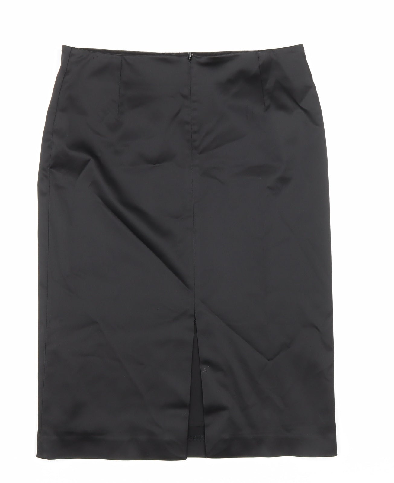 Convo Womens Black Acetate Straight & Pencil Skirt Size 14 Zip