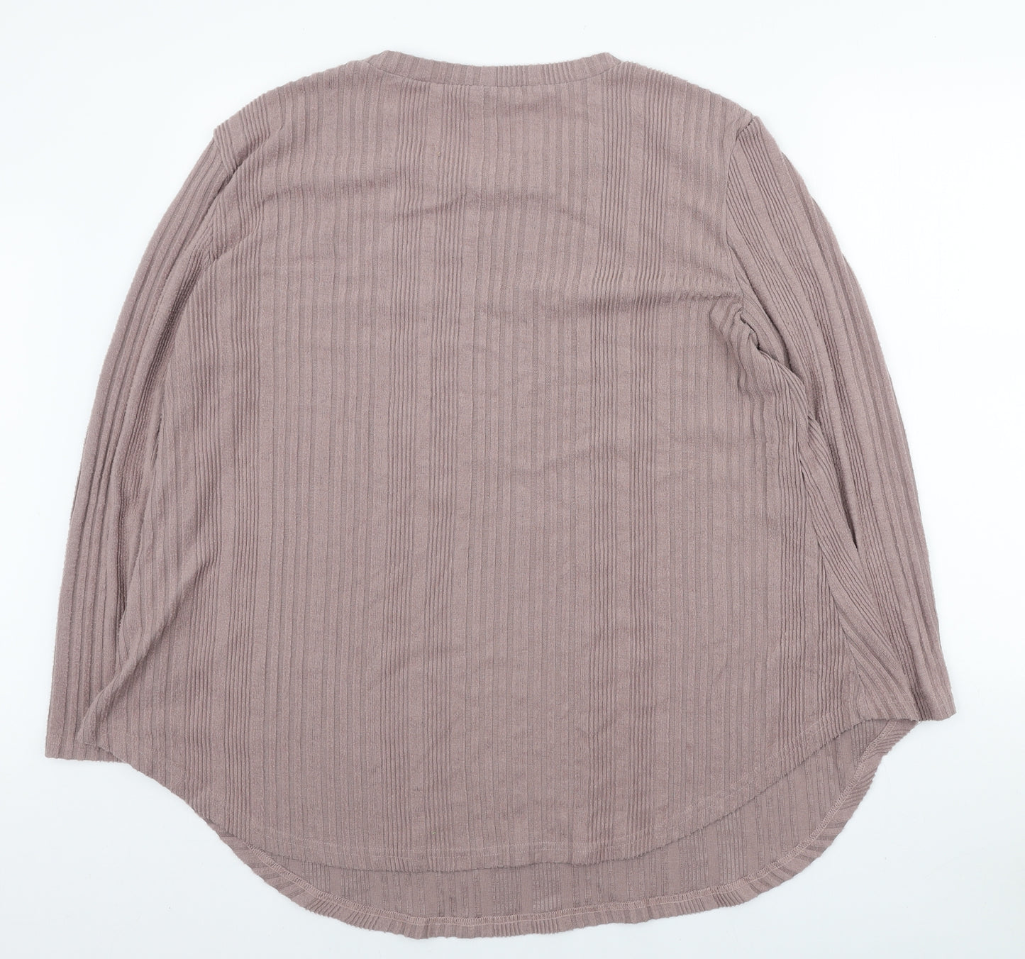 SheIn Womens Pink Polyester Pullover Sweatshirt Size XL Pullover