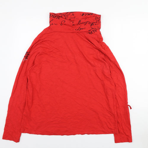 Soccx Womens Red Cotton Pullover Sweatshirt Size XL Pullover - England
