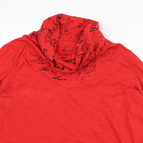 Soccx Womens Red Cotton Pullover Sweatshirt Size XL Pullover - England