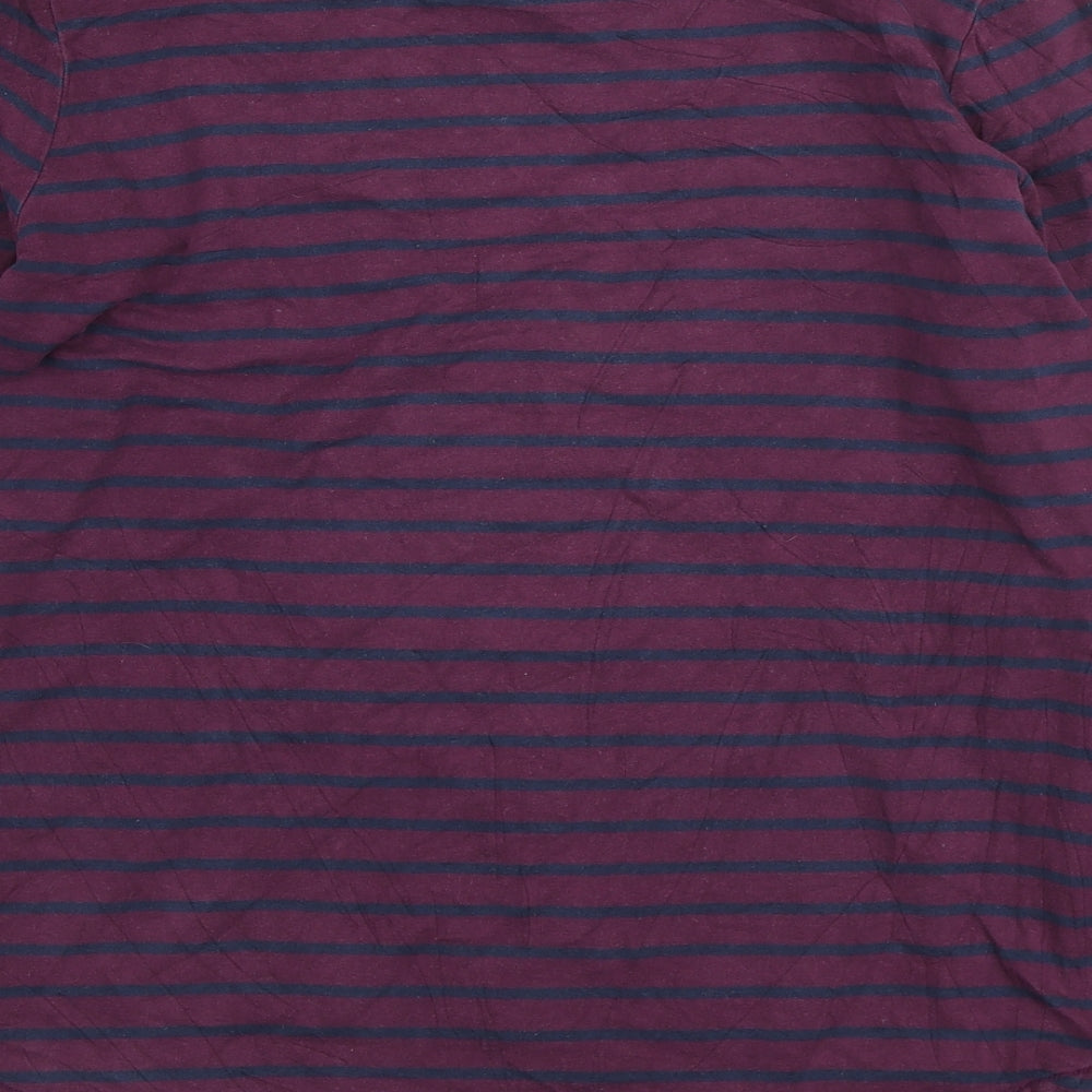 Fat Face Womens Purple Striped Cotton Pullover Sweatshirt Size 16 Pullover