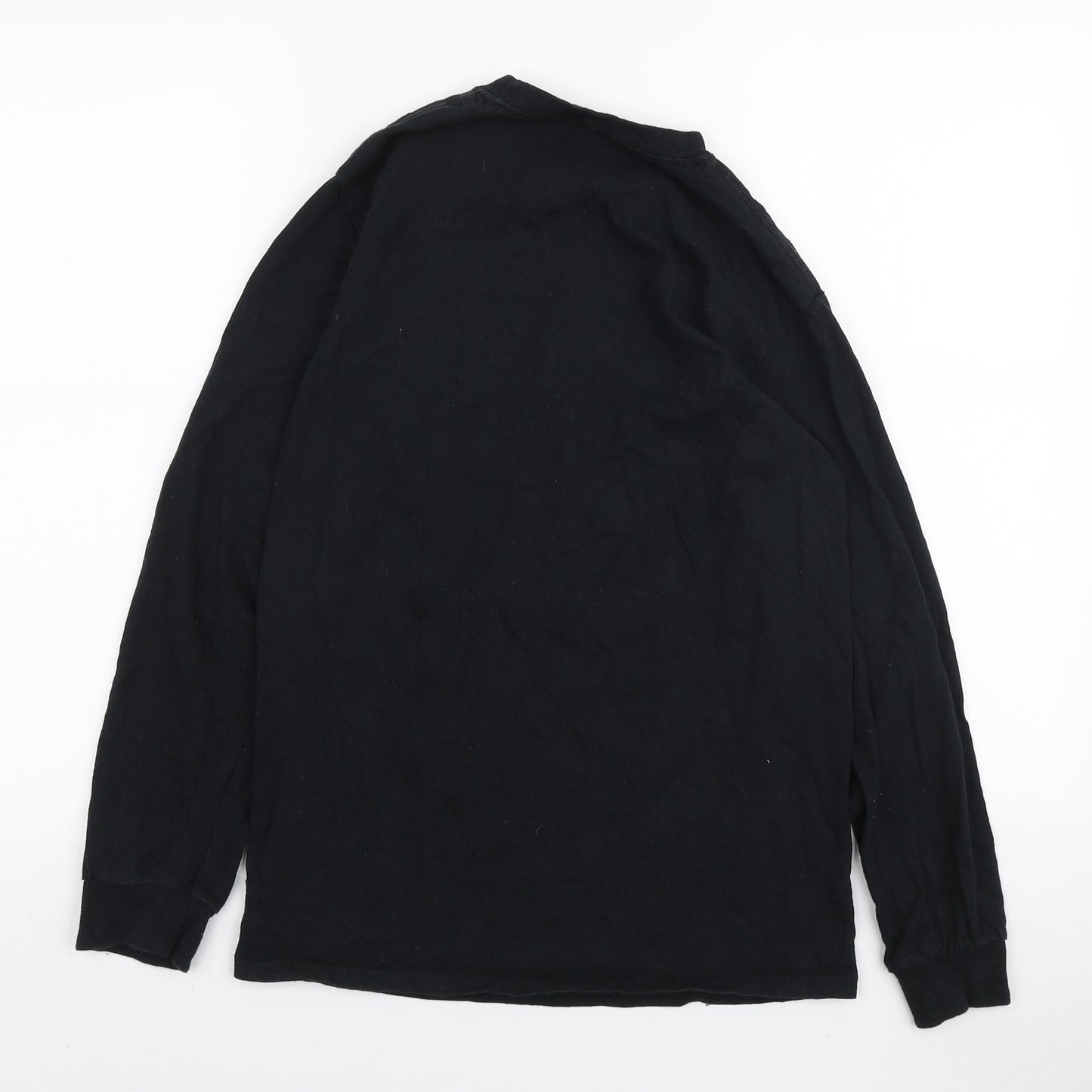 PRETTYLITTLETHING Womens Black Cotton Basic T-Shirt Size S Round Neck - Pretty Little Thing
