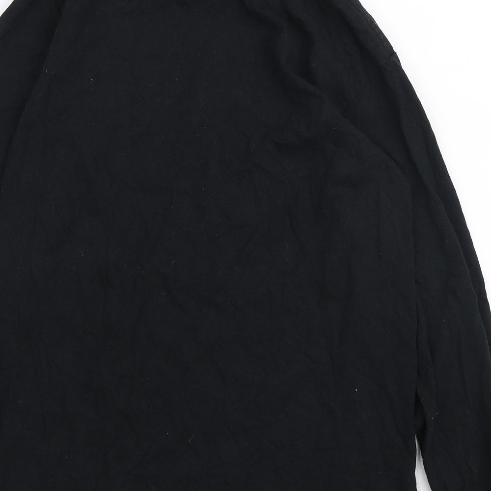 PRETTYLITTLETHING Womens Black Cotton Basic T-Shirt Size S Round Neck - Pretty Little Thing