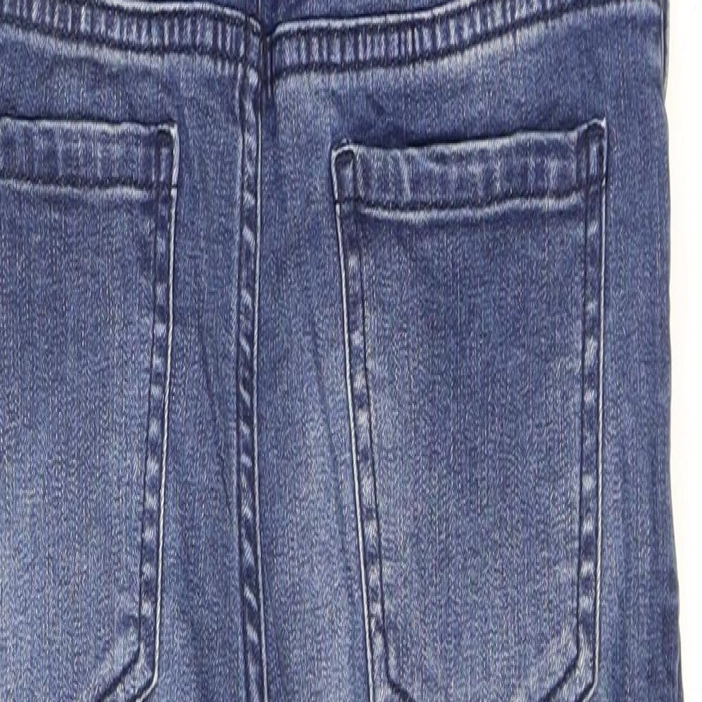 Denim 365 Girls Blue Cotton Dungaree One-Piece Size 9-10 Years L23 in Buckle