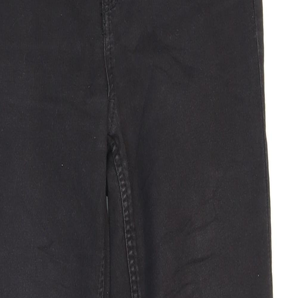 Divided Womens Black Cotton Skinny Jeans Size 10 L27 in Regular Zip