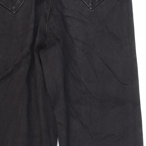 Denim & Co. Womens Black Cotton Skinny Jeans Size 10 L27 in Regular Button