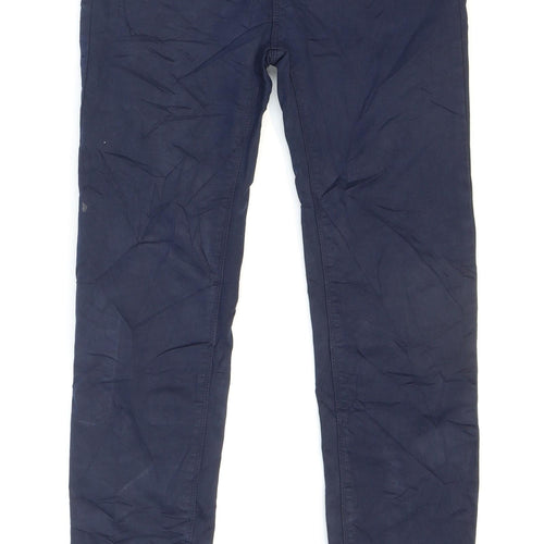 Stradivarius Womens Blue Cotton Skinny Jeans Size 8 L29 in Regular Zip