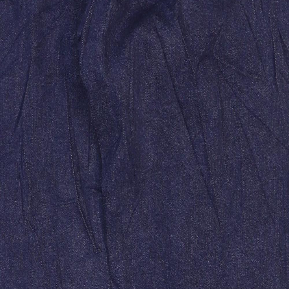 Atlas Mens Blue Cotton Straight Jeans Size 38 L33 in Regular Zip
