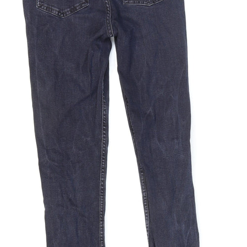 Light Before Dark Mens Blue Cotton Skinny Jeans Size 25 in L28 in Regular Zip