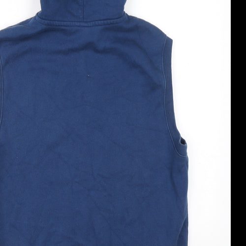 Nike Mens Blue Polyester Full Zip Sweatshirt Size L - Nike