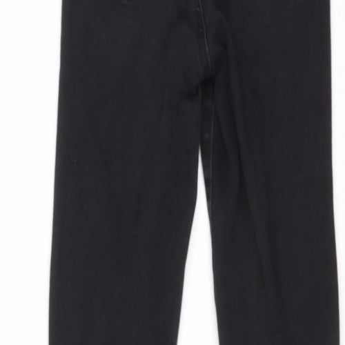 Primark Womens Black Cotton Skinny Jeans Size 10 L28 in Regular Zip