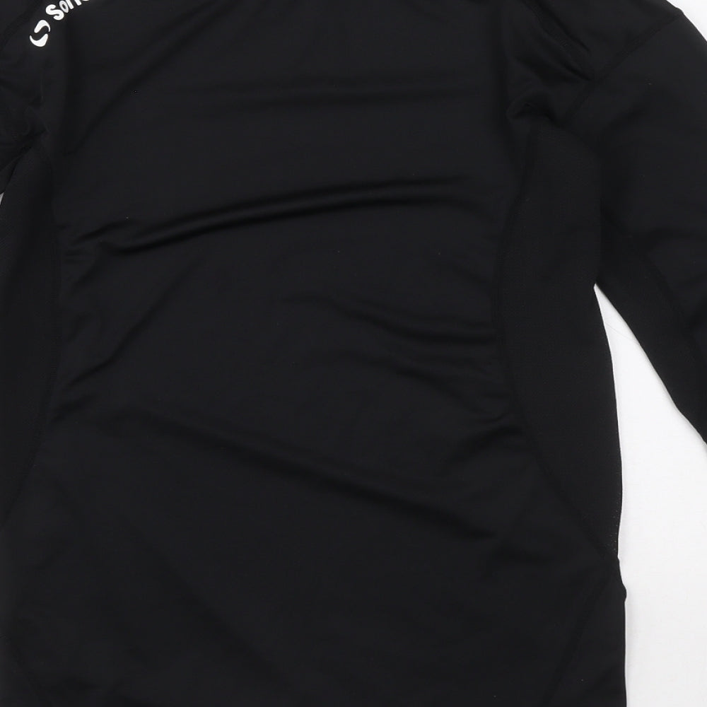 Sondico Mens Black Polyester Ringer Casual Size M Crew Neck Pullover - Sondico
