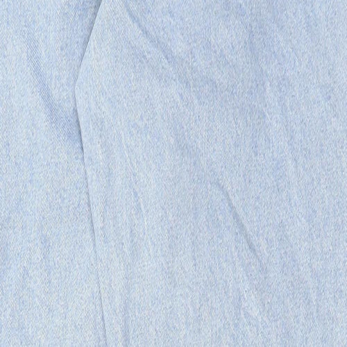 Missguided Womens Blue Cotton Mom Jeans Size 28 in L29 in Regular Button