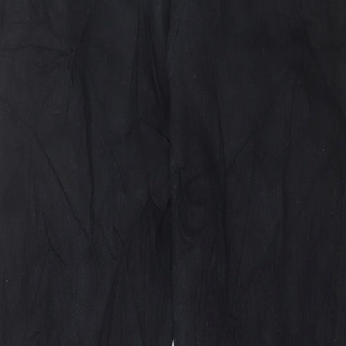 NXD Womens Black Cotton Straight Jeans Size 6 L30 in Regular Button