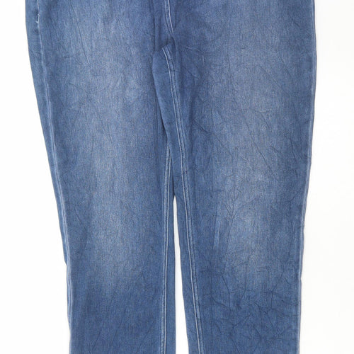 Marks and Spencer Womens Blue Cotton Jegging Jeans Size 10 L30 in Regular