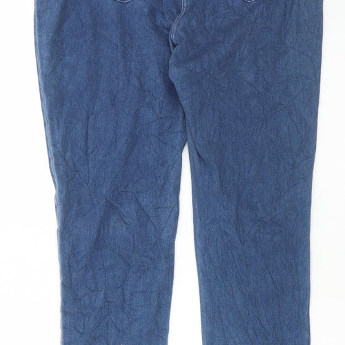 Marks and Spencer Womens Blue Cotton Jegging Jeans Size 10 L30 in Regular