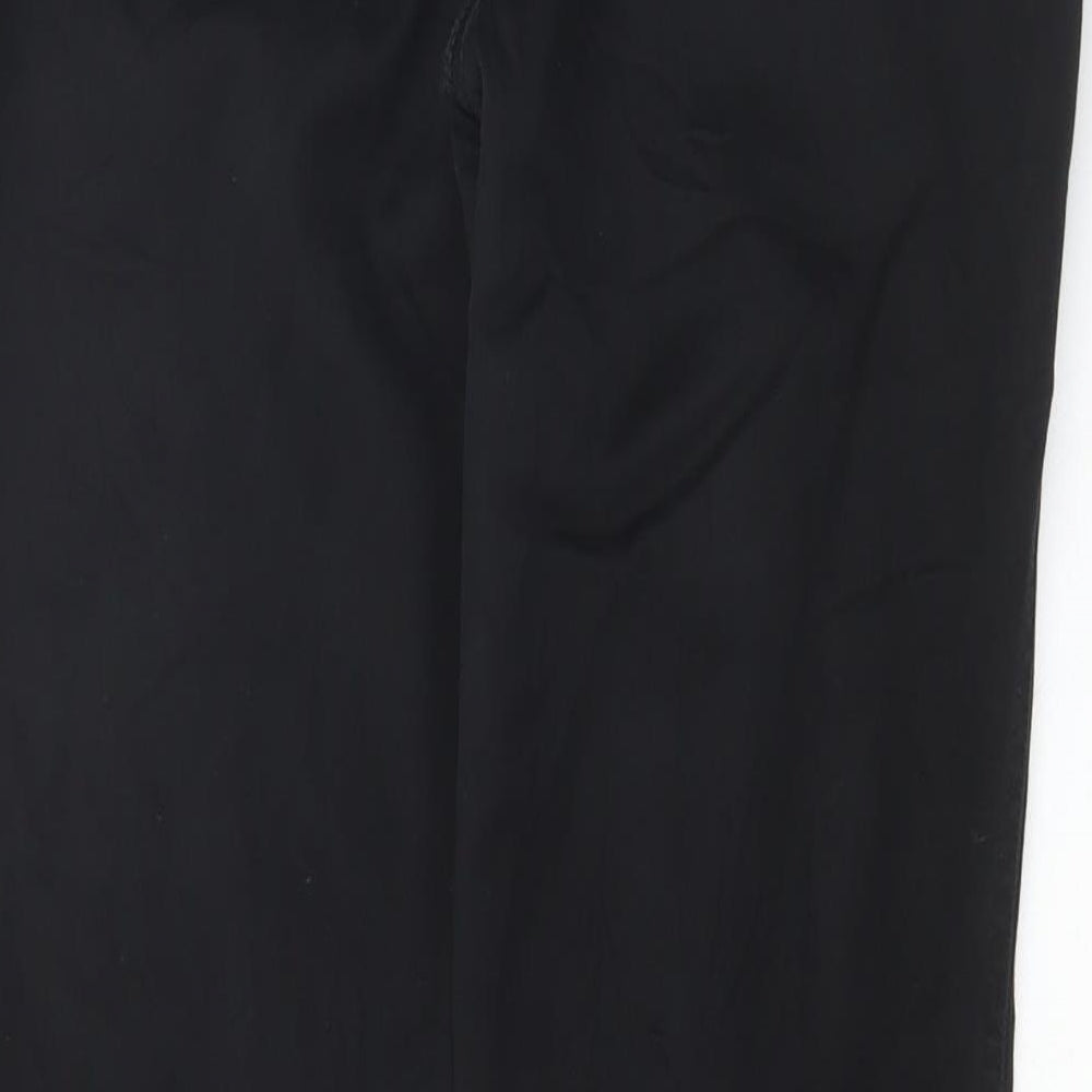 TU Womens Black Cotton Skinny Jeans Size 16 L29 in Regular Button