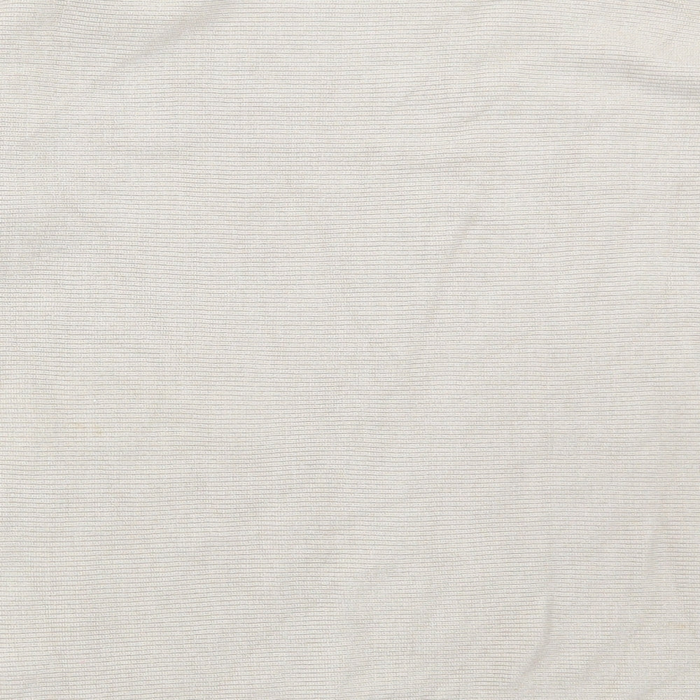 Nutmeg Womens Beige Mock Neck Viscose Pullover Jumper Size 8