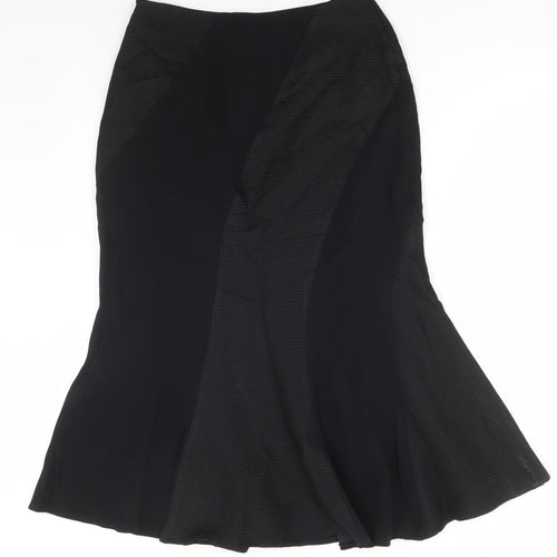 Alex & Co. Womens Black Acetate Straight & Pencil Skirt Size 10 Zip