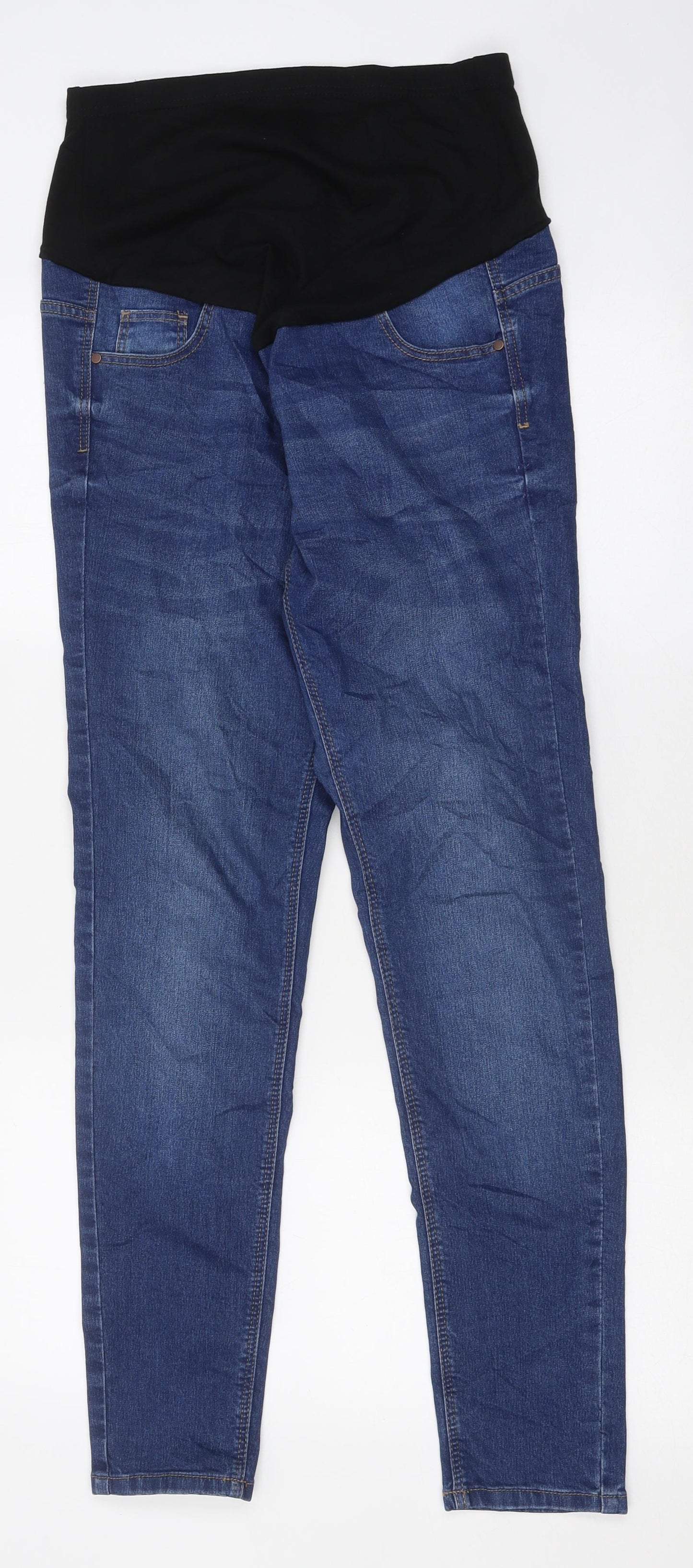 George Womens Blue 100% Cotton Jegging Jeans Size 8 L35 in Relaxed