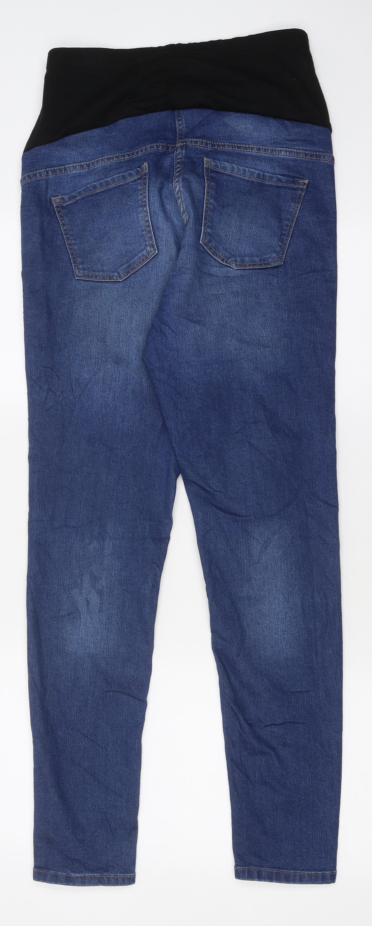 George Womens Blue 100% Cotton Jegging Jeans Size 8 L35 in Relaxed