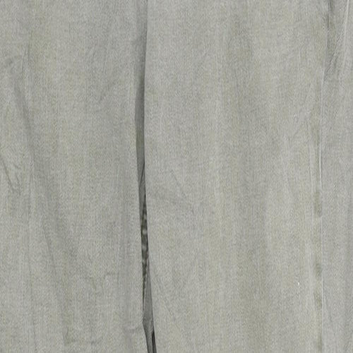 New Look Womens Green 100% Cotton Skinny Jeans Size 10 L31 in Slim Zip