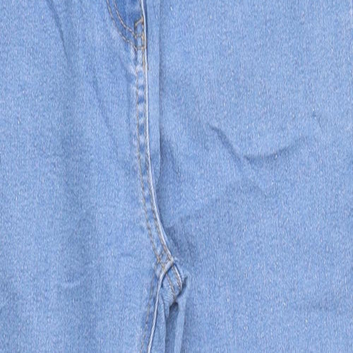 Spirit Womens Blue Cotton Skinny Jeans Size 10 L29 in Regular Zip