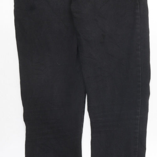 Primark Womens Black 100% Cotton Skinny Jeans Size 8 L33 in Regular Button