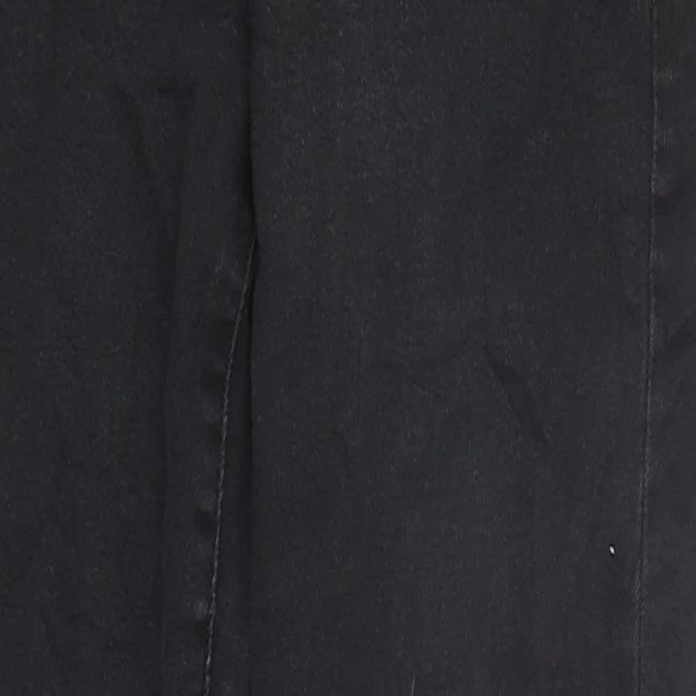 Primark Womens Black 100% Cotton Skinny Jeans Size 8 L33 in Regular Button