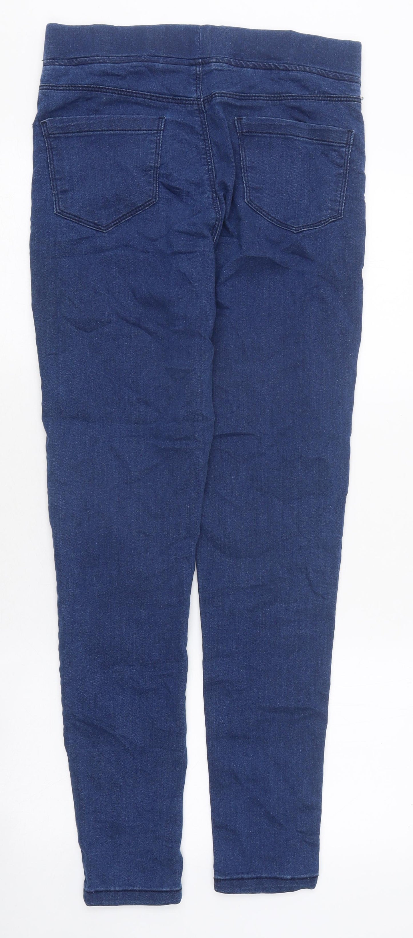 Pep&Co Womens Blue 100% Cotton Jegging Jeans Size 10 L34 in Regular