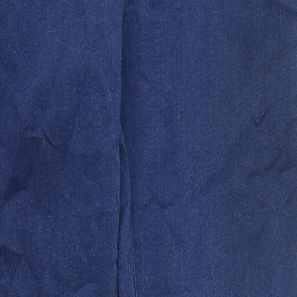 Pep&Co Womens Blue 100% Cotton Jegging Jeans Size 10 L34 in Regular