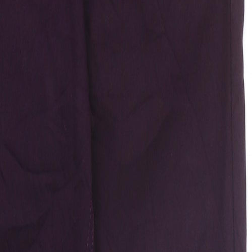 Marks and Spencer Womens Purple 100% Cotton Jegging Jeans Size 6 L32 in Regular - Short