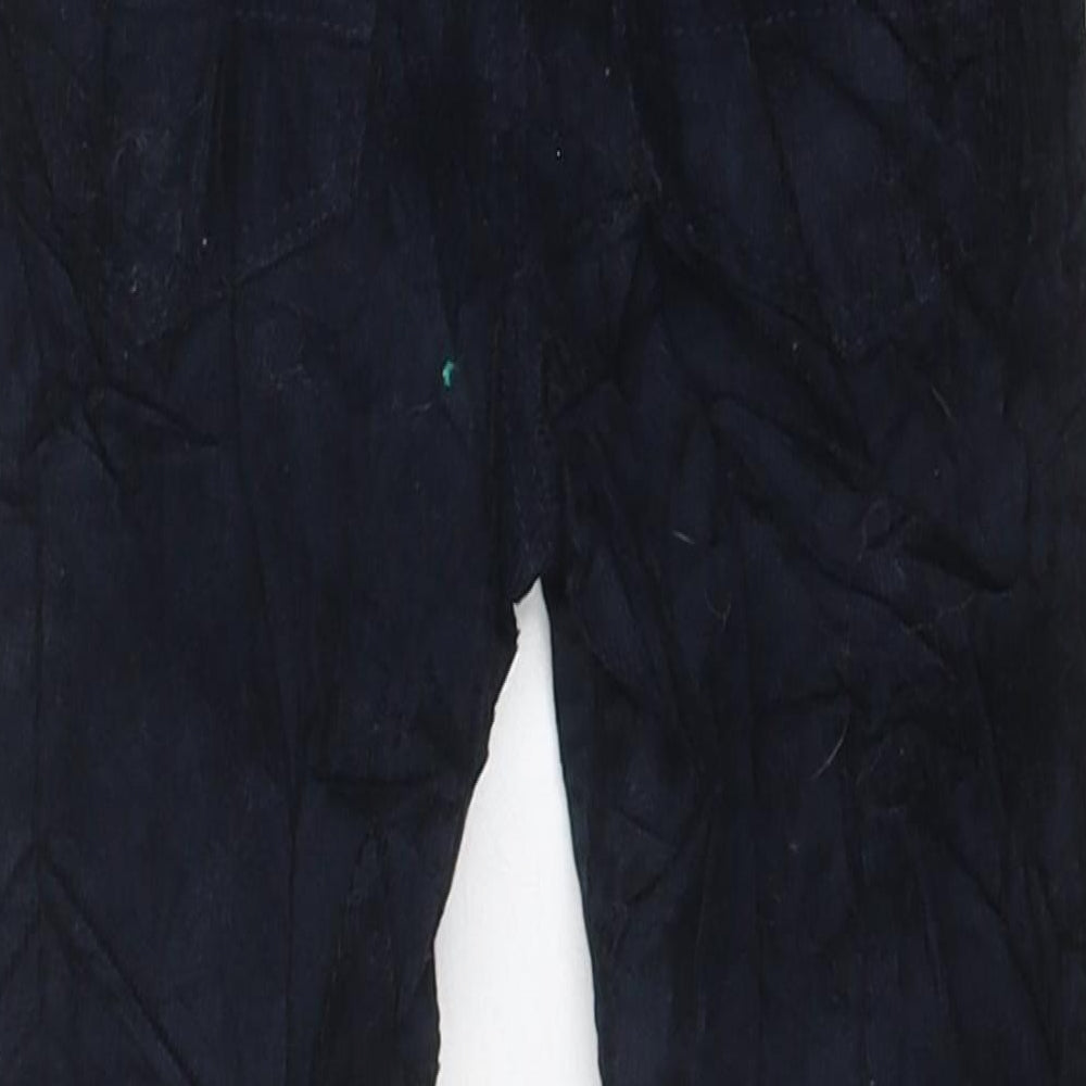 NEXT Boys Black 100% Cotton Capri Jeans Size 18-24 Months Zip