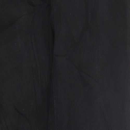 Uniqlo Womens Black 100% Cotton Skinny Jeans Size 28 in L34 in Regular Zip