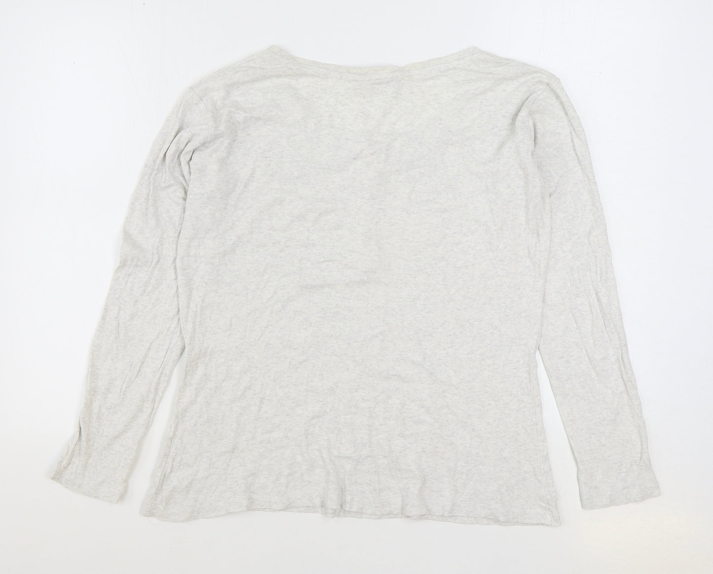 TU Womens White 100% Cotton Basic T-Shirt Size 16 Scoop Neck