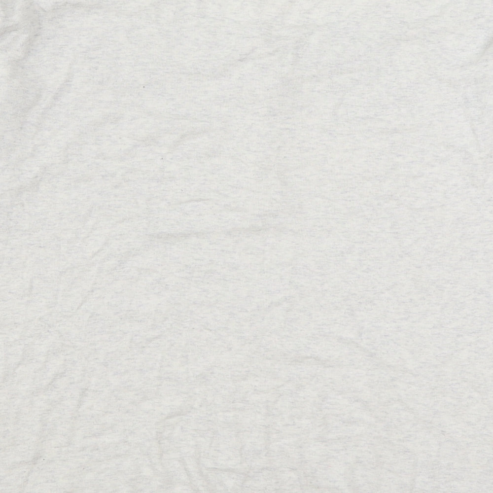 TU Womens White 100% Cotton Basic T-Shirt Size 16 Scoop Neck