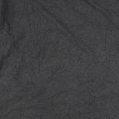 Easy Mens Grey Cotton Pullover Sweatshirt Size L - Colour Block