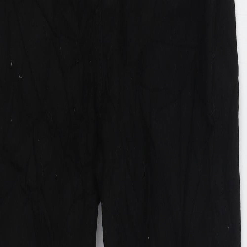 Preworn Womens Black Cotton Skinny Jeans Size 8 L27 in Regular Zip