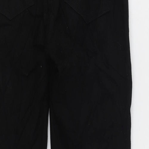 Preworn Womens Black Cotton Skinny Jeans Size 8 L27 in Regular Zip