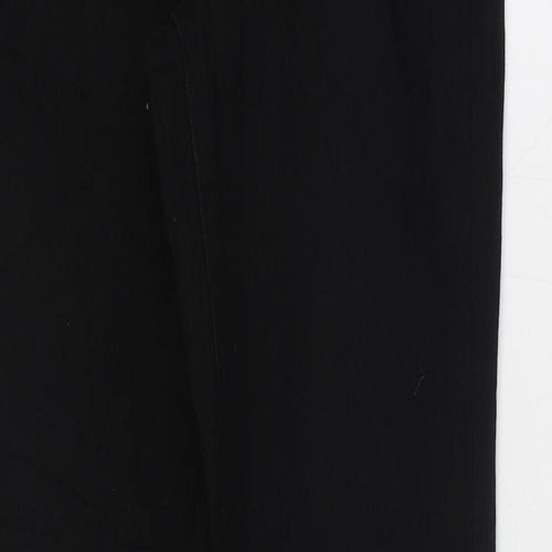 Preworn Womens Black Cotton Jegging Jeans Size 8 L30 in Regular
