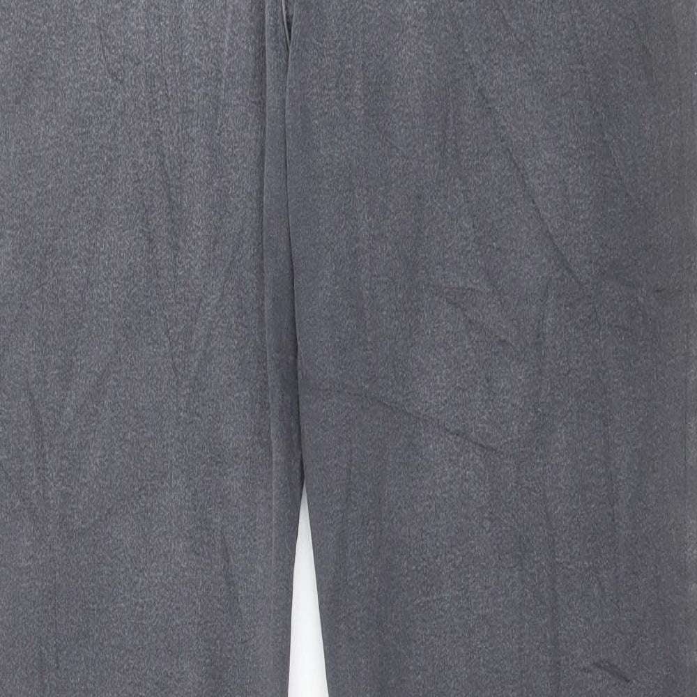 Marks and Spencer Womens Grey Cotton Straight Jeans Size 14 L30 in Regular Button