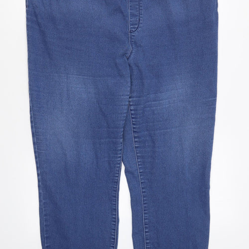 George Womens Blue Cotton Jegging Leggings Size 20 L26 in